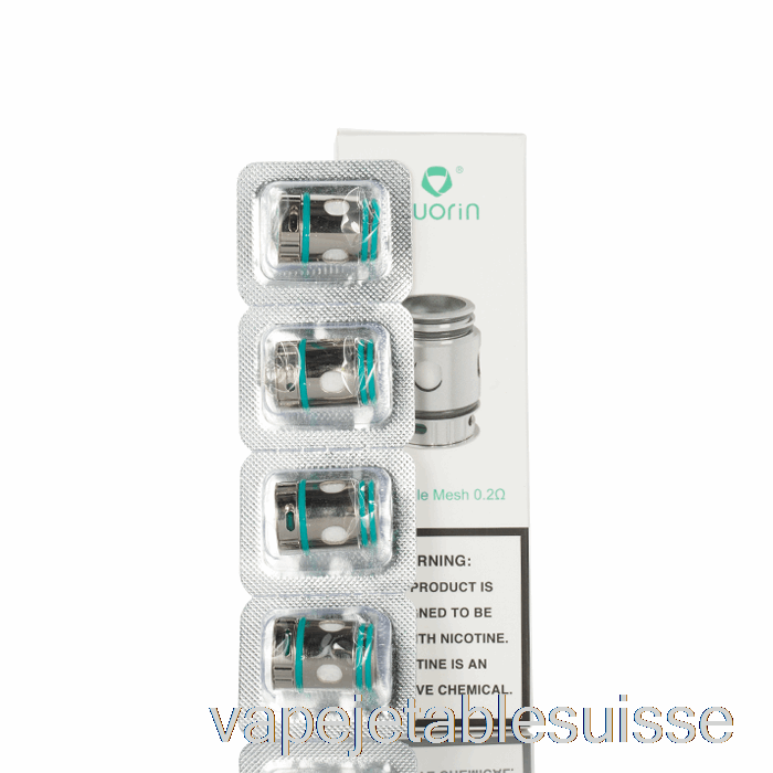 Vape Suisse Suorin Tri Bobines De Remplacement Bobines à Maille Unique 0,2ohm